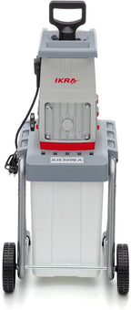 IKRA 81002880 Elektro Gartenhäcksler Walzenhäcksler ILH 3000 A, leise robust wartungsarm, Starke 3.000 Watt, Aststärke bis 44mm, 230 V