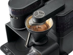 Melitta EPOS Kaffeemaschine mit Mahlwerk, schwarz-silber