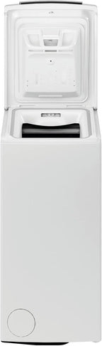 Bauknecht WMT Pro Eco 6ZB Toplader-Waschmaschine / 6 kg / 1200 UpM/Antiflecken-Programm/FreshFinish/ZEN Technology/Startzeitvorwahl/SoftOpening/Kurz 30'/ 15° Green& Clean