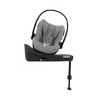 CYBEX Gold Babyschale Cloud G i-Size Comfort, Inkl. Neugeboreneneinlage, Ab Geburt bis ca. 24 Monate, Für Kinder ab 40 cm bis 87 cm, Max. 13 kg, Moon Black