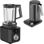 WMF Master Toaster Langschlitz motorisiert, Toaster 2 Scheiben, XXL-Toast, automatische Brotzentrierung, Check-Up Funktion, 980 W Toaster, Touch Bedienfeld, LED-Lichtleiste, Toster edelstahl matt