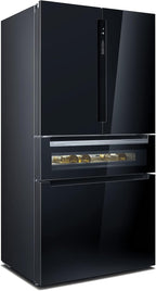 SIEMENS KF96NVPEA iQ300 Multi-Door-Kühlschrank, 183 x 91 cm, 405 L Kühlen & 200 L Gefrieren, hyperFresh längere Frische, noFrost nie wieder abtauen, superCooling schnellere Kühlung