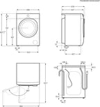 AEG L6FBA51480 Waschmaschine / 8,0 kg / Leise / Mengenautomatik / Nachlegefunktion / Kindersicherung / Schontrommel / Wasserstopp / 1400 U/min