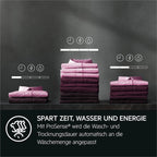 AEG L7WBA60680 Waschtrockner / DualSense - schonende Pflege / 8 kg Waschen / 5 kg Trocknen / D / energiesparend / Mengenautomatik / Nachlegefunktion / ProSteam - Auffrischfunktion / 1600 U/min