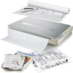 Plustek A3-Flachbettscanner OS1180, für A3-Grafiken und Dokumente Design für Büchereien, Schulen und kleine Büros. Benötigt ca. 9 Sekunden für EIN A3-Dokument.