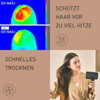 Panasonic EH-NA0J-N825 nanoe™ MOISTURE+ & Mineral Haartrockner, If Design Award, Diffusor & Konzentratordüse, Heiß- & Kalt-Wechselmodus, Pflege für Haut, Kopfhaut & Haarspitzen, 1600 W, Schwarz