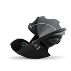 CYBEX Gold Kinderwagen EOS Lux 2-in-1 mit Babyschale Aton B2 i-Size und Babyschalen-Adapter, Reisesystem, Ab Geburt bis 22 kg (ca. 4 Jahre), Moon Black (Schwarz)