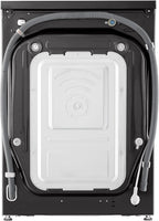 LG W4WR7096YB, Klasse D, Frontlader-Waschtrockner 9 - 6 kg, 62 x 60 x 85 cm, Wi-Fi, AI Direct Drive, Tiefenreinigung mit Dampf, TurboWash 360, Große Kapazität, Außentür aus gehärtetem Glas, Weiß