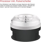 ESGE Zauberstab M 200 BBQ 98215 Stabmixer schwarz, Pürierstab, Handmixer, Profi, inkl. Zubehör, bis zu 17.000 U/Min, 200 Watt, Ergonomisches Griffdesign, Twinschalter, Aufsteckzentrierung, AC-Motor