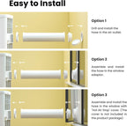 Comfee Mobiles Klimagert Easy Cool 2.0, 7000 BTU 2,0kW, Kühlen&Ventilieren&Entfeuchten, Raumgre bis 68m(25㎡), APP-Steuerung/Alexa/Google Home/IFTTT, Mobile Klimaanlage mit Abluftschlauch