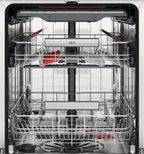 AEG Vollintegrierter Geschirrspüler 60cm, Spülmaschine Serie 7000: mit Glasschutz, Energieklasse A, Besteckschublade, personalisierte Zeit-Steuerung, leise 41dB, ComfortRails, Wasserstopp, FSE7676AP