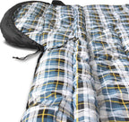 normani 4-in-1-Funktion Extrem Outdoor Schlafsack 'Antarctica' aus Nylon Rip-Stop mit 500 + 250 g/m² Hollow Fiber Füllung 220 x 90 cm