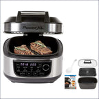 PowerXL MultiCooker - 12 in 1 Multikocher mit Warmhaltefunktion - Heißluftfritteuse, Backofen, Bratpfanne, Reiskocher uvm. - 5,7 Liter Fassungsvermögen - 12 Kochprogramme - Airfryer - Kaloriensparend