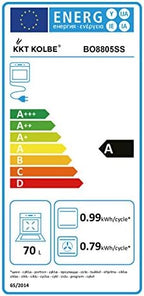 Autarkes Herdset: 60cm Einbaubackofen BO8805SS + 59cm Kochfeld CH5901RL | Grill | Heißluft | Automatik-Timer | 2-fach Wärmeschutzverglasung | Kindersicherung | Knebelbedienung | SET8805CH59RL