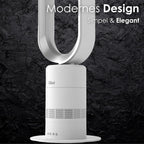 Zilan Turmventilator energiesparender BLDC Motor mit Fernbedienung Ventilator energiesparend oszillierend sehr leise Design Standventilator 10 Stufen Säulenventilator mit Kühlung Tower Fan