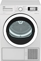 Beko B5T4824IF bPRO 500 Wäschetrockner, 8 kg, Frontlader Wärmepumpentrockner, allergikergeeignet, 15 Programme, Dampffunktion, Knitterschutz, Silent-Programm, AquaWave Schontrommel, Weiß