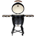 Kobe Kamado Holzkohlegrill Professional XL Black Edition, 23,5 , 113x81x113 cm