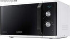 MW3500 Mikrowelle MS23K3614AW/EG / 800 W / 23 L Garraum / 48, 9 cm Breite / Kratzfester Keramik-Emaille-Innenraum / 6 Leistungsstufen / Wei