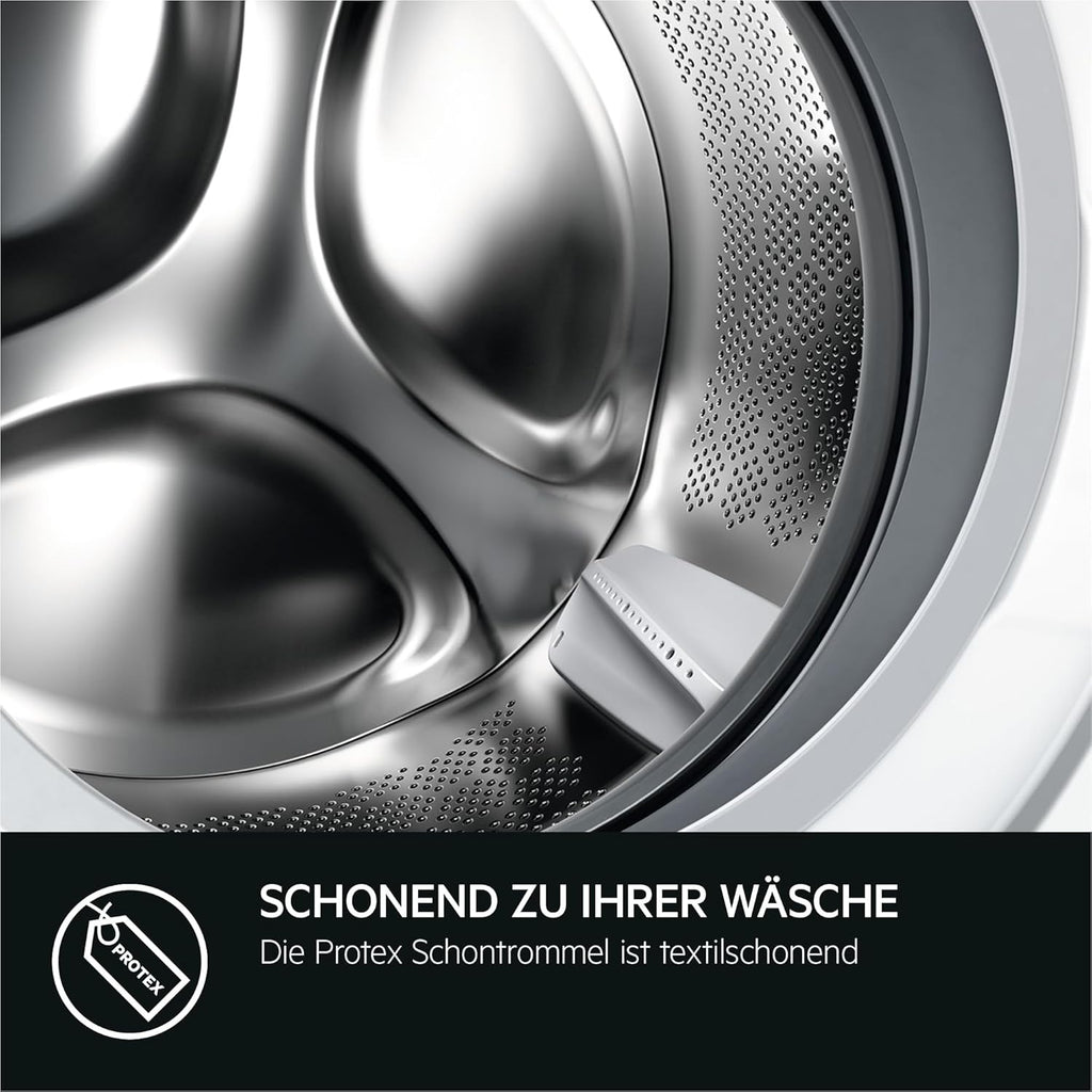 AEG L6FBG51470 Waschmaschine / Serie 6000 mit ProSense / Testsieger der Stiftung Warentest / 7,0 kg / Leise / Mengenautomatik / Nachlegefunktion / Kindersicherung / Wasserstopp / 1400 U/min