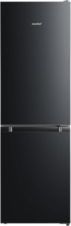 Comfee RCB169DK2(E) Fridge/Freezer Combination, 150 cm Height, Low Frost, Adjustable Fridge Temperature, LED Light, 195 kWh per Year, Fridge Capacity 115 L, 59 L Freezer, Black