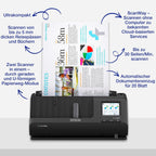 Epson WorkForce ES-580W Scanner, Dokumentenscanner (scannt ohne PC, 35 Seiten bzw. 70 Bildern pro Minute, bis DIN A4, beidseitiger Scan in einem Durchgang, automatische Ausrichtung) One size