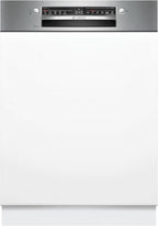 Bosch SMV4ETX08E, Serie 4, Smarter Geschirrspüler Vollintegriert 60 cm, Besteckkorb, Spülmaschine mit Programmassistent, besonders Leise, Rackmatic, Automatische Türöffnung, InfoLight, AquaStop
