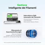 Creality K2 Plus Combo 3D-Drucker, 16-Farben Multimaterial-Druck, 350³mm XXL-Bauraum, Servo-Direktantrieb, Dual-KI-Kameras, Ultra-Leise <45dB, Aktive Heizkammer, RFID/WLAN (Industrie 4.0)