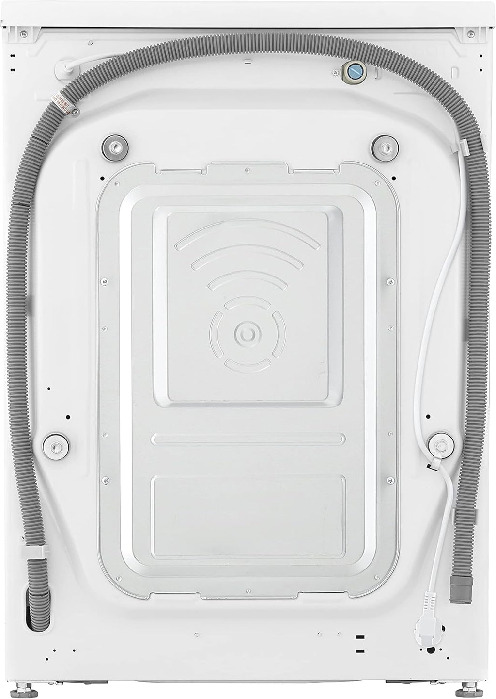 LG W4WR7096YB, Klasse D, Frontlader-Waschtrockner 9 - 6 kg, 62 x 60 x 85 cm, Wi-Fi, AI Direct Drive, Tiefenreinigung mit Dampf, TurboWash 360, Große Kapazität, Außentür aus gehärtetem Glas, Weiß