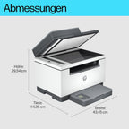 HP LaserJet MFP M235sdw Multifunktions-Laserdrucker Schwarzweiß, Drucken, Kopieren, Scannen, Automat.beidseitiger Druck, Dual-Band Wi-Fi, USB, LAN, HP Smart App, Intelligente Benutzeroberfläche