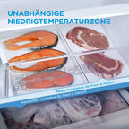Midea MERB276FGE02A Fridge/Freezer Combination, 180 cm Height, NoFrost, Double Control, Super Cooling Function, 219 kWh per Year, Fridge Capacity 199 L, 71 L Freezer Capacity