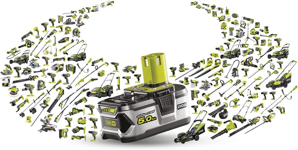 RYOBI 18V ONE+ Akku-Teleskop-Heckenschere OPT1845 (Messerlänge 45cm, 18mm Schnittstärke, 135° abwinkelbarer Schneidkopf, Schnittgeschwindigkeit 1350U/min, ohne Akku und Ladegerät)