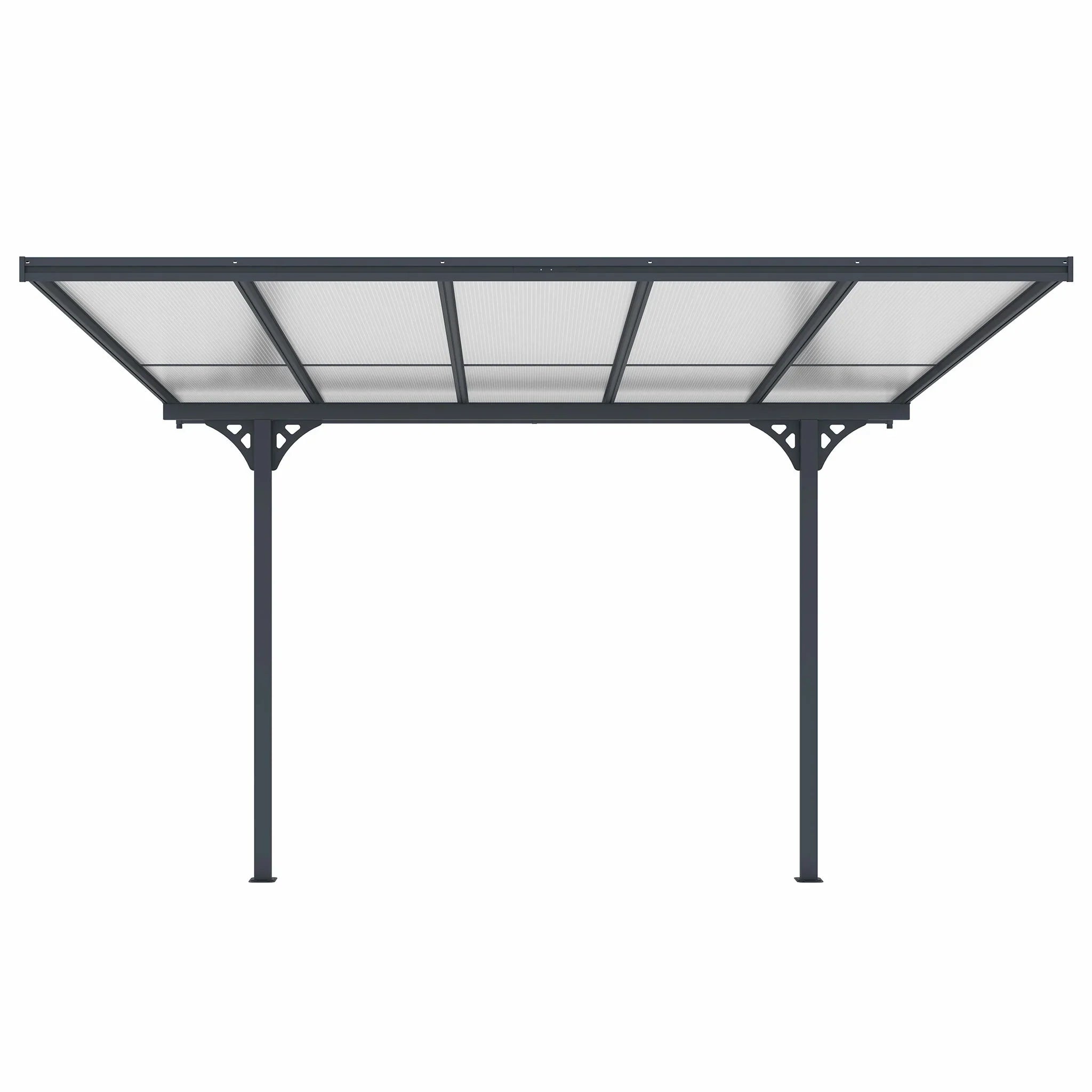 Fornorth Terrassenüberdachung 313x254x220-260cm