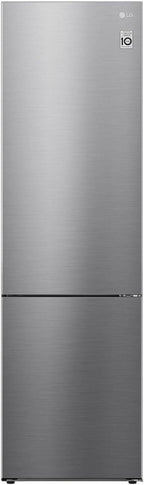 LG GBV22NCCEP Kühl-/Gefrierkombination – Smart Inverter Compressor, Total No Frost, Modern Flat Door Design, Matt Schwarz Metallic, Energieeffizienz A