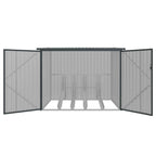 Fornorth Fahrradgarage für vier Fahrrder 203 x 198 x 157 cm, Dunkelgrau