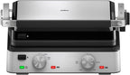 Braun MultiGrill 9 CG 9047 Kontaktgrill mit Grill-, Flach- und Waffelplatten, Grillpositionen: Kontakt, BBQ, Ofen, Spülmaschinenfeste Platten, Fettauffangschale, 230° Höchsttemperatur, Boost-Funktion