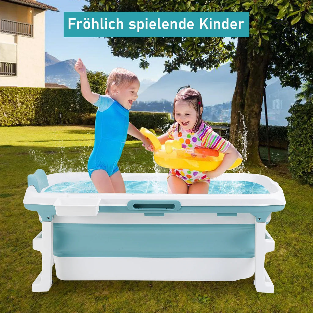 Sonnewelt Faltbare Badewanne mit Abdeckung