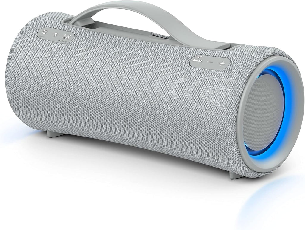Sony SRS-XG300 - Tragbarer kabelloser Bluetooth-Lautsprecher mit starkem Partysound und Beleuchtung - wasserdicht, 25 Stunden Akkulaufzeit, Smartphone und Schnellladefunktion - Schwarz