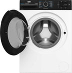 Beko WMC91464ST1 b300 Waschvollautomat, Waschmaschine, 9 kg, Bluetooth, ProSmart Inverter Motor, Dampffunktion, Pet Hair Removal, Watersafe+, Weiß