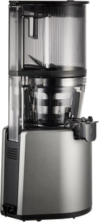 HUROM | Entsafter Gemüse und Obst | Slow Juicer | H320N | Elektrische Kaltpresse | Ruhiger Motor | Leicht zu Reinigen | mit groem Behlter und Siebfilter 2L | 200 Watt | BPA Frei | Schwarz