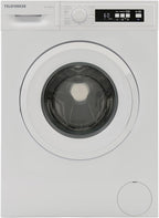 Telefunken W-01-52-W Waschmaschine (5 kg / 1000 U/Min) mit Mengenautomatik und Überlaufschutz / 15 Programme/Startzeitvorwahl/weiß