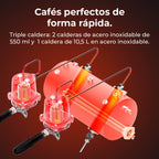 Cecotec Espresso-Kaffeemaschine Barista Baristeo Intima, professionelle Barista-Espressomaschine, Vorbrüh-System, 15 Bar Pumpe, einfaches Befüllen, 1,7L Wassertank und Tassenwärmer