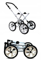 BabyLux® Bambimo Kinderwagen Set 2 in 1 - Rosso - incl. Babywanne, Buggy Sportsitz - Kinderwagenset - Kombikinderwagen mit Wickeltasche, Regenschutz, Moskitonetz, Cupholder usw.