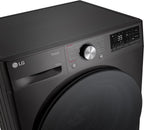LG V7WD107H2E, Klasse E, Frontlader-Waschtrockner 10,5 - 7 kg, 1400 U/min, AI Direct Drive, Wi-Fi, Tiefenreinigung mit Dampf, TurboWash, Größere Kapazität, 62 x 60 x 85 cm ꟷ Weiß