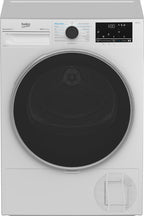 Beko B5T4824IF bPRO 500 Wäschetrockner, 8 kg, Frontlader Wärmepumpentrockner, allergikergeeignet, 15 Programme, Dampffunktion, Knitterschutz, Silent-Programm, AquaWave Schontrommel, Weiß