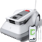 ECOVACS GOAT G1-800 Mhroboter ohne Begrenzungskabel 800㎡, Rasenmher Roboter mit TrueMapping-Multifusionslokalisierung,   Hindernisvermeidung, 16-Zonen-Management, 45% Steigung, Videomanager