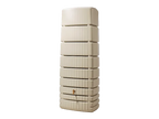 4rain Regentonne »SLIM«, 650 Liter Volumen, inklusive Auslaufhahn und Windsicherung