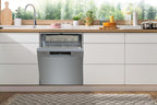 Gorenje GU642E90X Geschirrspüler/Unterbaugerät/59,9 breite/13 Maßgedecke/6 Programme/Total AquaStop/Ecoprogramm/Höhenverstellbar/Memory Funktion/Eco-Programm/Intensivprogramm/EEK: E/Grau-Metallic