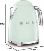 Smeg, 2x2 TSF01CREU -Toaster, 2 Schlitze für 2 Scheiben, 6 Vergoldungsniveaus, Heizfunktion, Abtau- und Bagel- Funktion, Sammelschublade, 950W, Creme