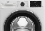Beko B3WFU58415W1 b300 Waschmaschine, 8 kg, Waschvollautomat, Restzeitanzeige, Schleuderwahl, 1400 U/min, Dampffunktion, AddXtra-Nachlegefunktion, Bluetooth, Hygiene+ allergikergeeignet, Weiß