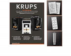 Krups Essential Kaffeevollautomat mit Milchschlauch, 2-Tassen-Funktion, LCD-Display, Einfache Reinigung, Kaffeemaschine, TÜV-Siegel, Schwarz, EA816031